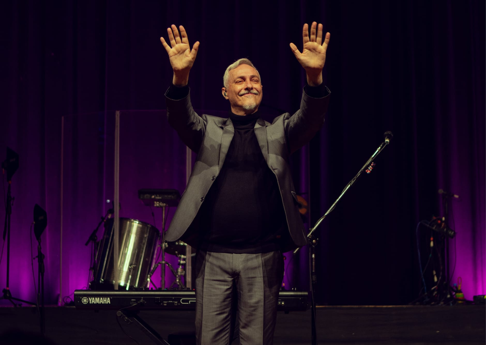 Pedro Aznar, en concierto.