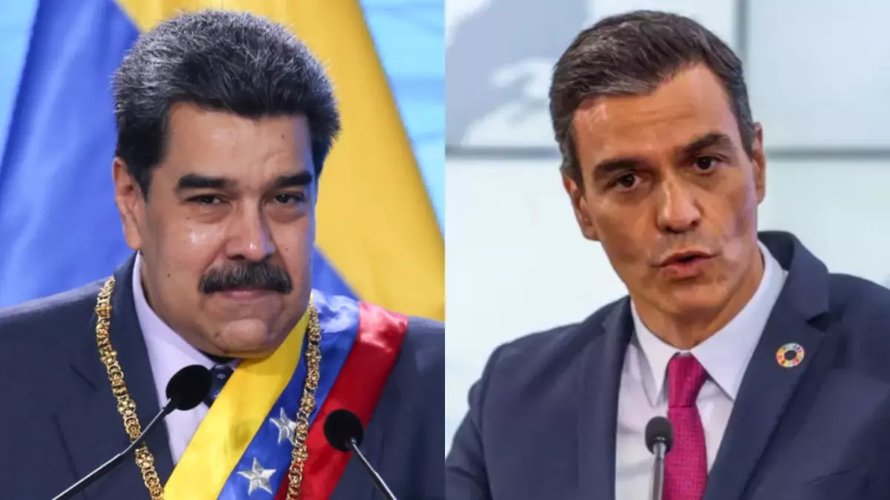 Nicolás Maduro y Pedro Sánchez
