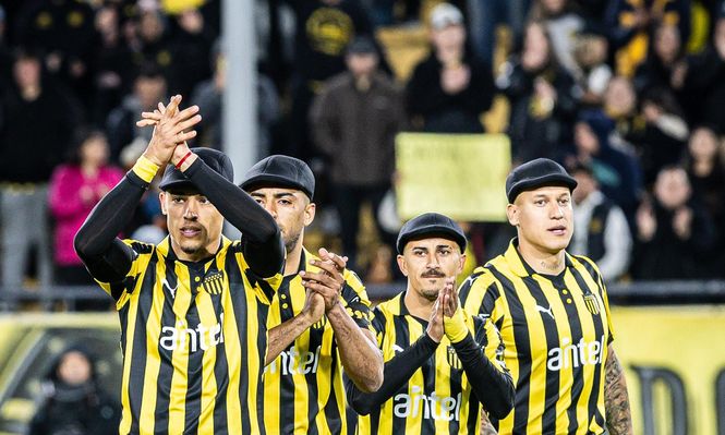 Así ingresaron los jugadores de Peñarol para jugar ante Rampla