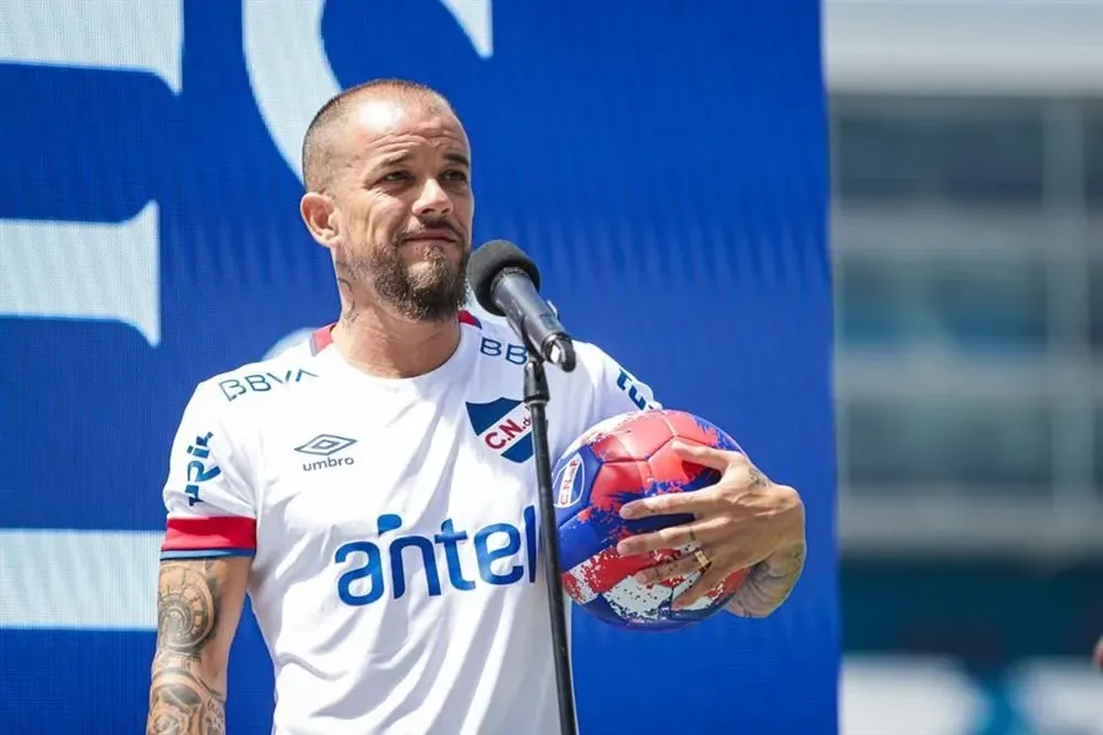 DAlessandro en su presentación en Nacional