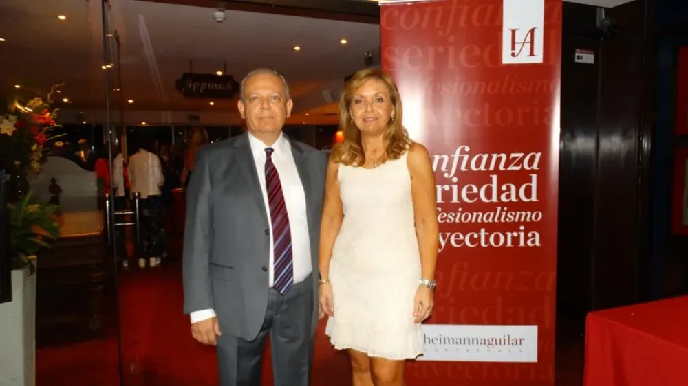 Claudio Heimann y Verónica Aguilar