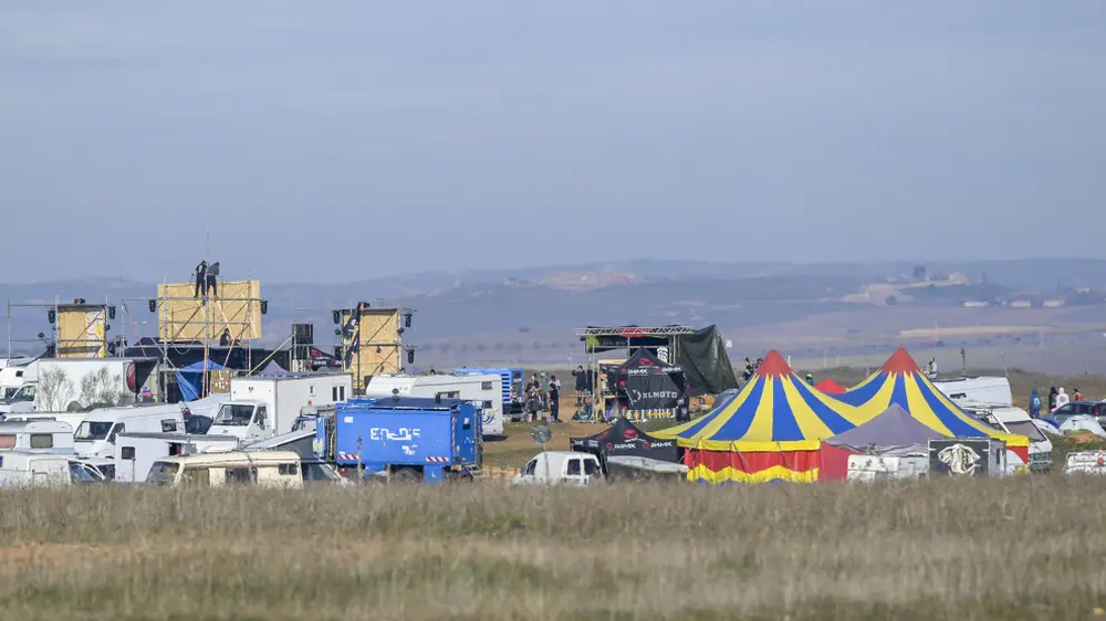 La rave Big Fucking Party 2025, que desde Nochevieja se celebra en las proximidades del Aeropuerto de Ciudad Real.