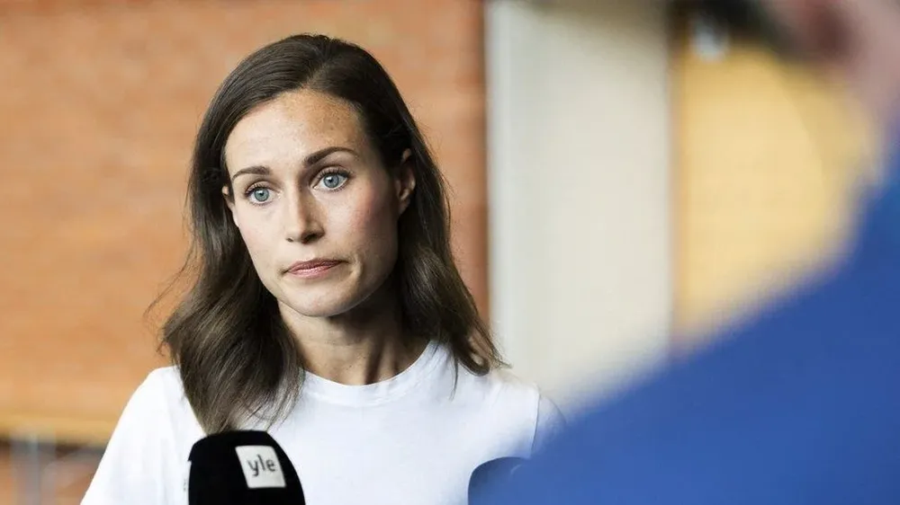 Sanna Marin admitió que la imagen no es apropiada y se disculpó.