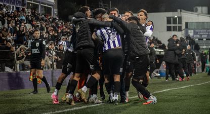 El festejo de Fénix tras el gol en contra que le dio el Torneo Competencia