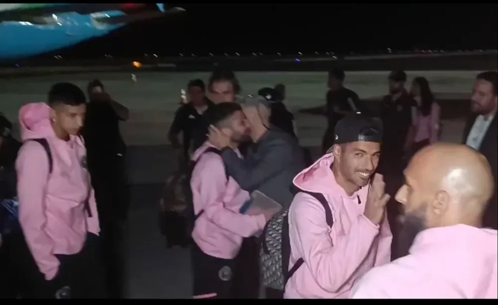 Luis Suárez en El Salvador para su primer partido en Inter de Miami