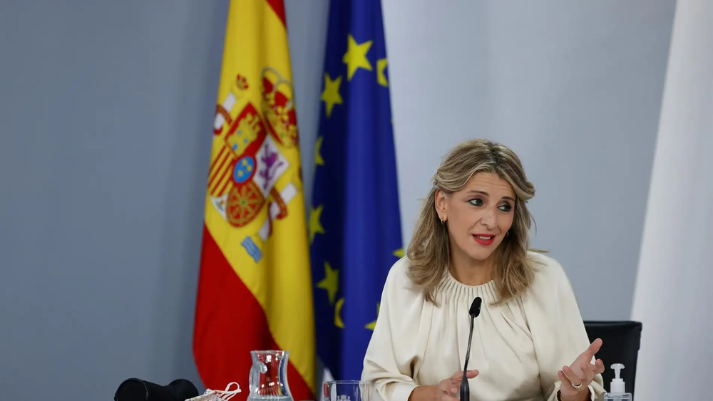 Yolanda Díaz, vicepresidenta segunda y ministra de Trabajo.