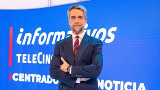 Carlos Franganillo, director de Informativos Telecinco y presentador de su segunda edición.