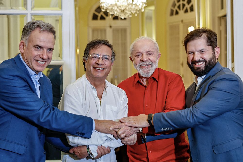 Orsi, Petro, Lula y Boric