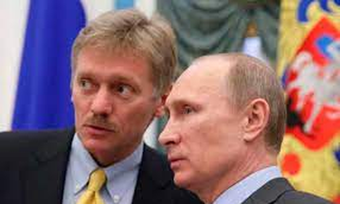 Dmitri Peskov, vocero del Kremin y elpresidente ruso, Vladimir Putin.