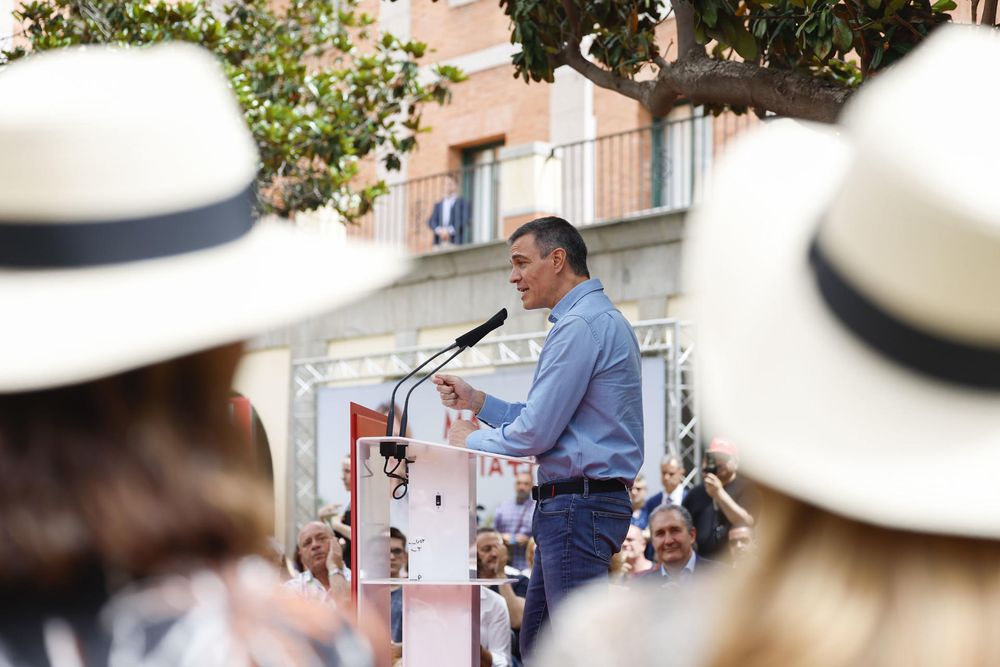 &nbsp;El presidente del Gobierno y líder del PSOE, Pedro Sánchez, participa en un acto de UGT, este viernes en Madrid.