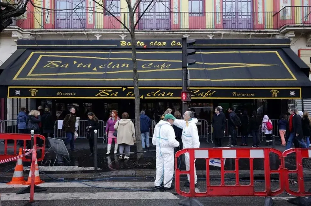 El Bataclán, horas después del atentado