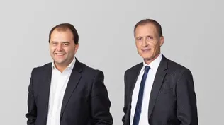 Leonardo Isoardi (izquierda) y Nelson Mendiburu (derecha) de CPA Ferrere.)