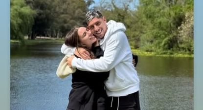 Federico Valverde y Mina Bonino