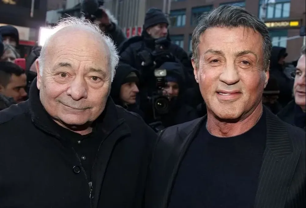 Stallone junto al fallecido Burt Young