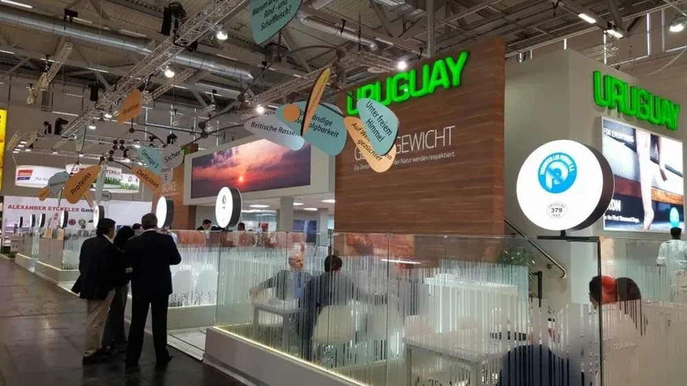 Uruguay promociona su carne en Anuga, Alemania.