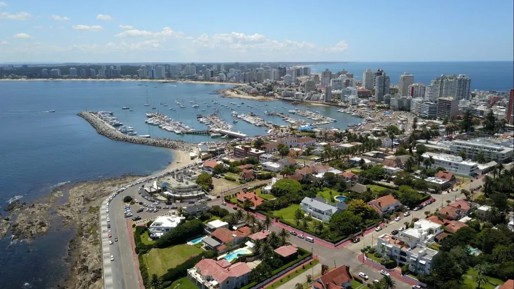Vista aérea de Punta del Este