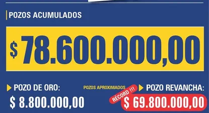 Se sortea un pozo Revancha récord