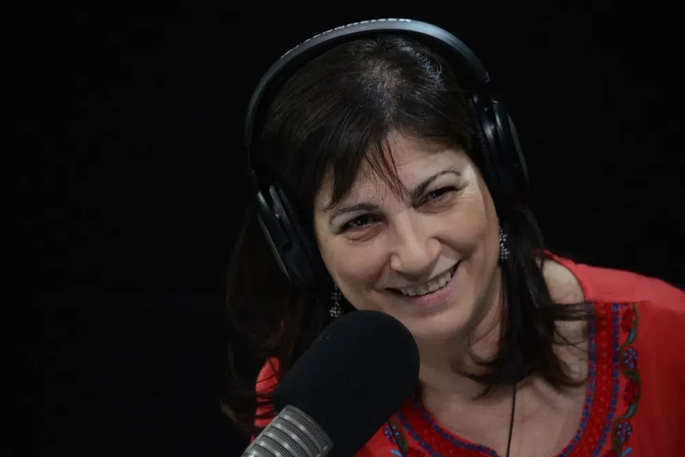 Blanca Rodríguez en la radio