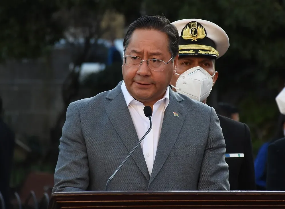 Luis Arce, presidente de Bolivia (archivo)
