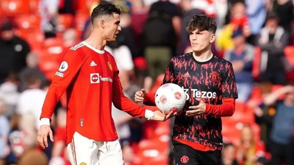 El día que CR7 le regaló la pelota a Garnacho