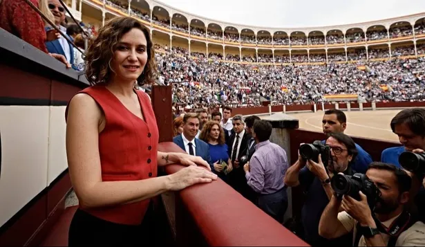 Isabel Díaz Ayuso en la Plaza de Toros