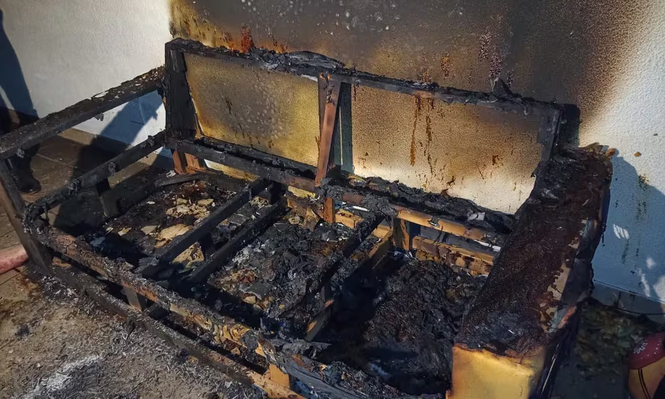 Así quedó la casa de la Tota Santillán después del incendio