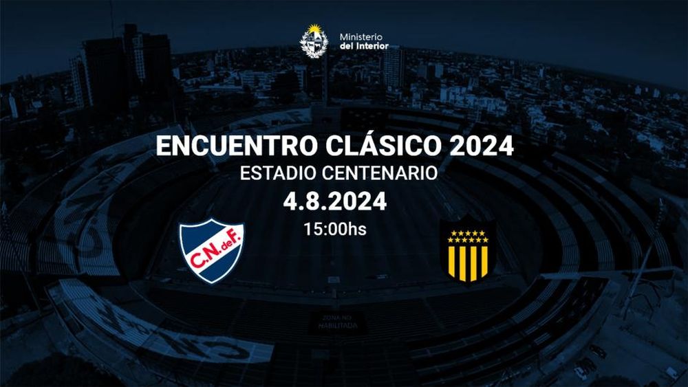 Operativo de seguridad en el clásico