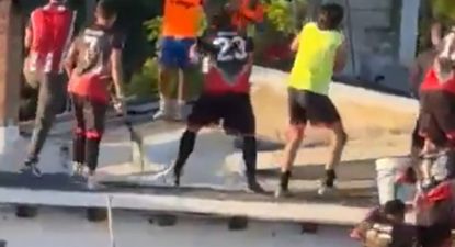 20251109 Incidente entre San Carlos y Atlético Fernandino en Primera división de Maldonado, en OFI