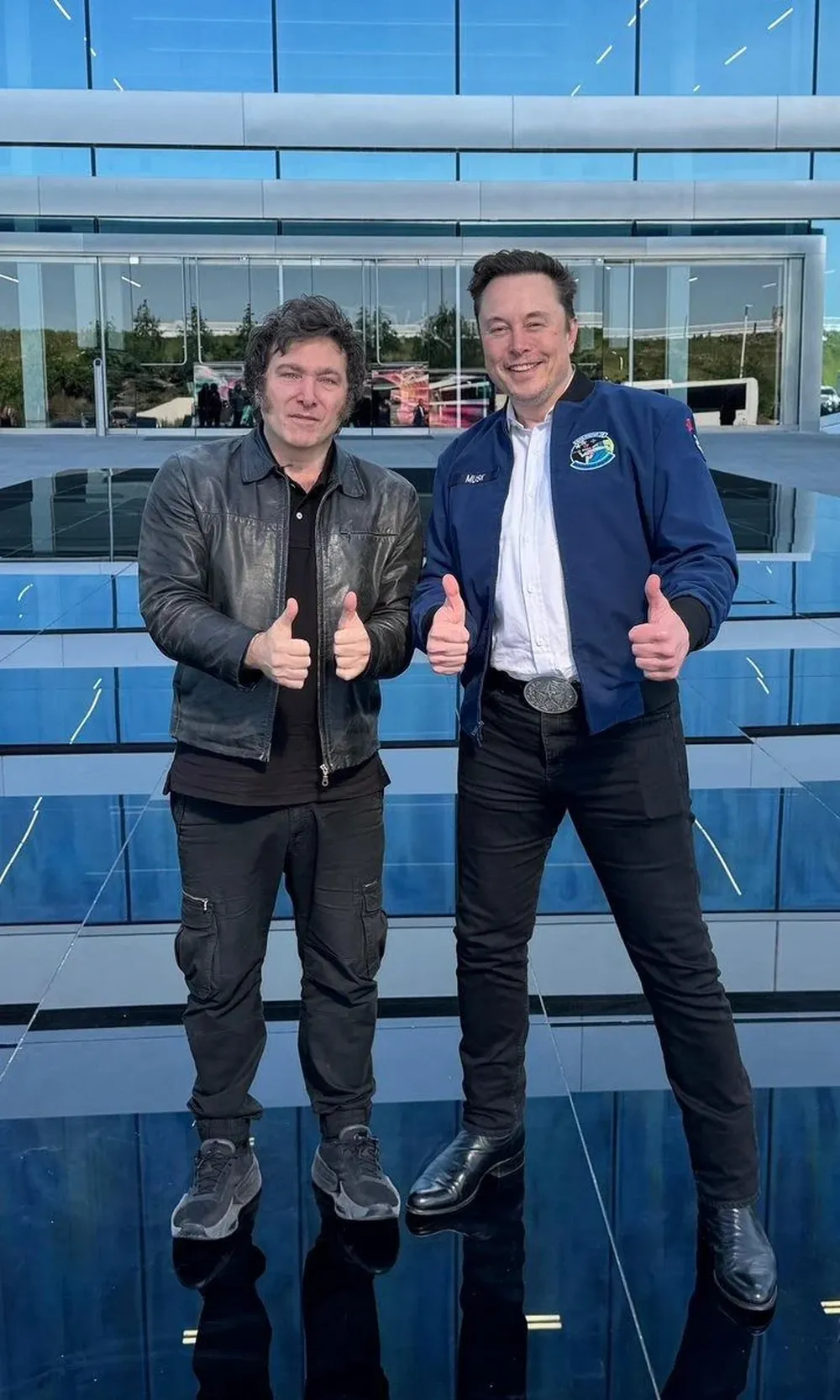 Tras el encuentro con el presidente Javier Milei, el magnate sudafricano Elon Musk posteó una foto juntos con la leyenda ¡Por un futuro apasionante e inspirador!