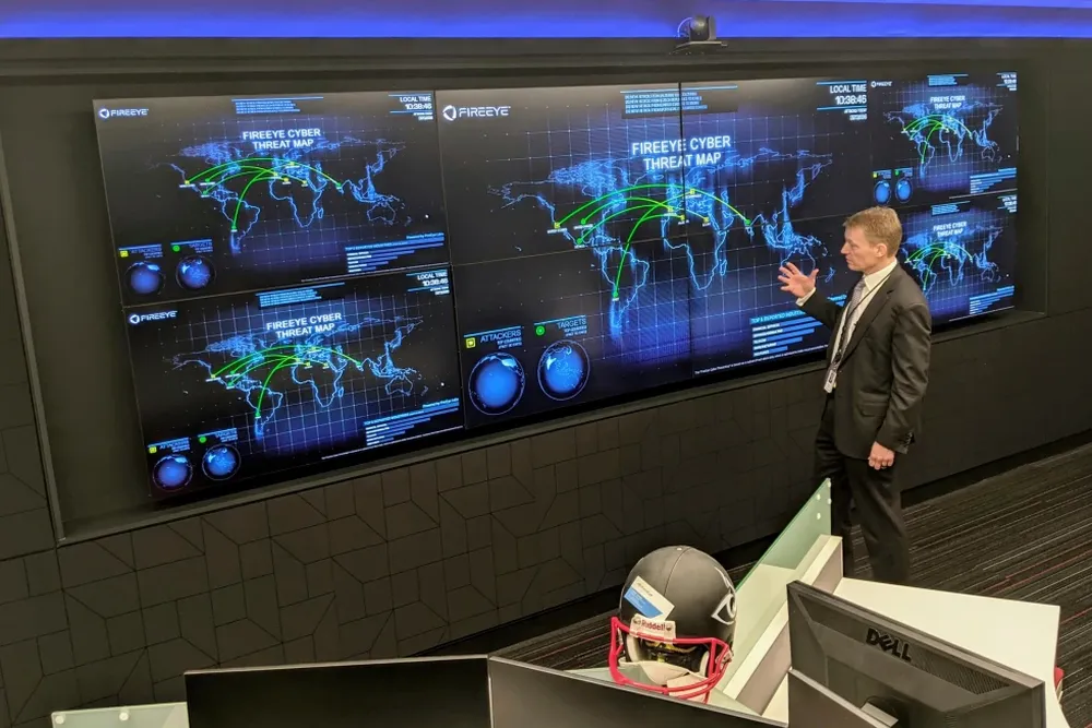 FireEye, empresa de ciberseguridad. AP