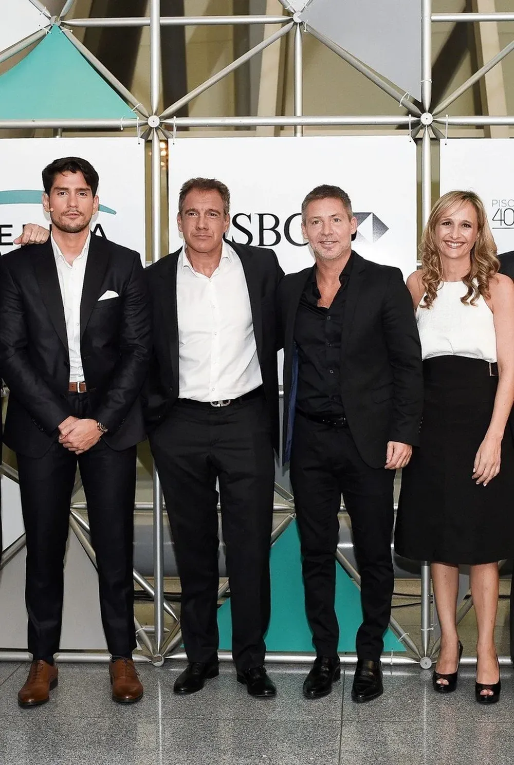 Ignacio González, Daniel Hadad, Adrián Suar y Laura Raffo