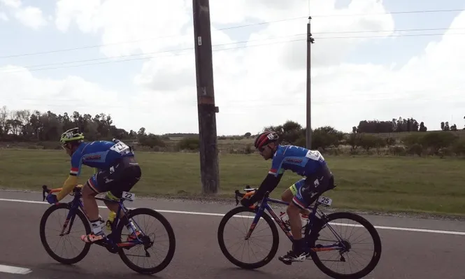 Egidio y Araujo en la fuga de la tercera etapa
