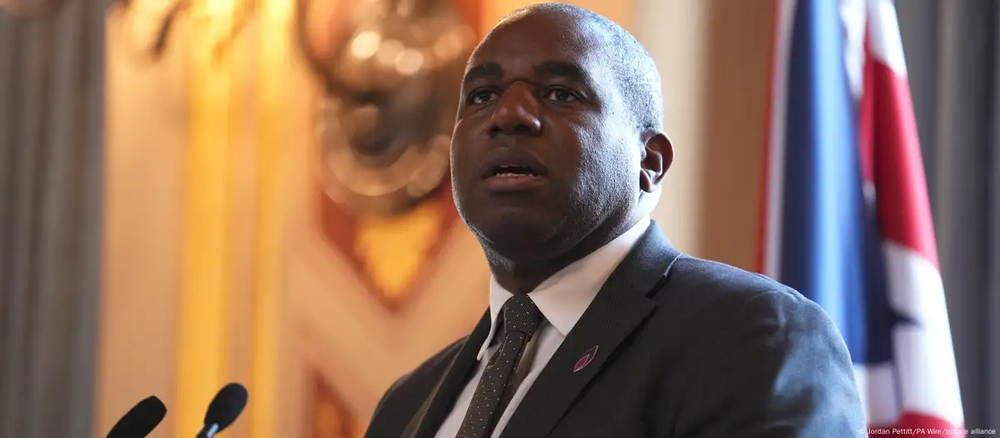 El ministro británico de Asuntos Exteriores, David Lammy.&nbsp;