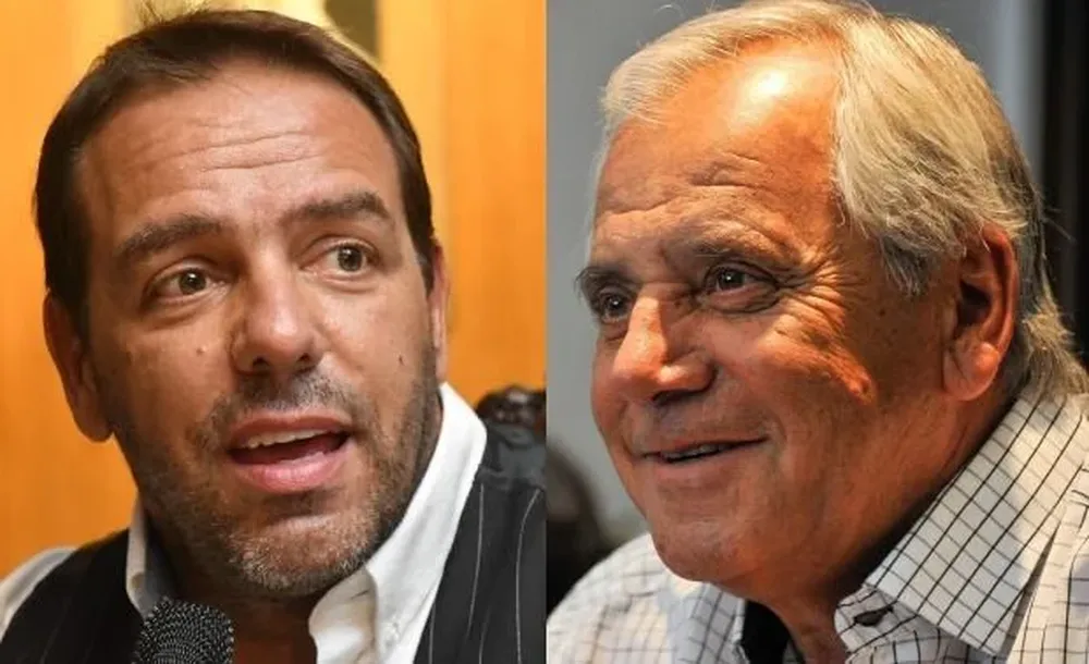 Ruglio recibió el abrazo del hijo de José Fuentes en las elecciones de Peñarol