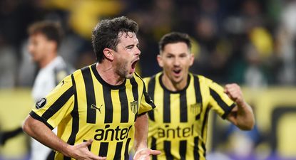 Lucas Hernández y Maximiliano Silvera, jugadores de Peñarol