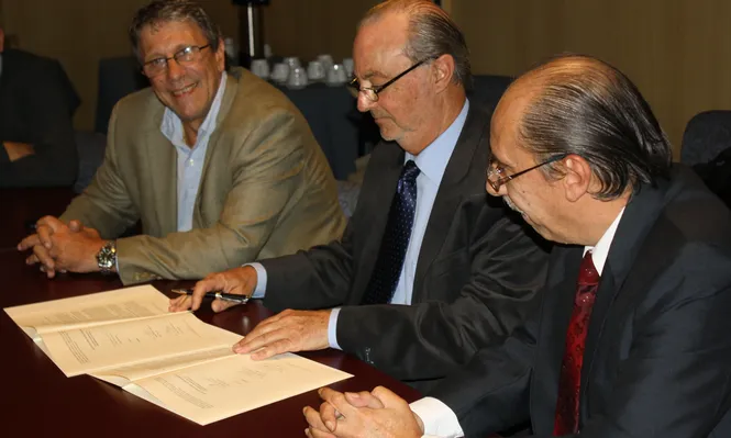 Juan José Taccone; Juan Gervasio Gnazzo y Fernando Sureda Bauzá