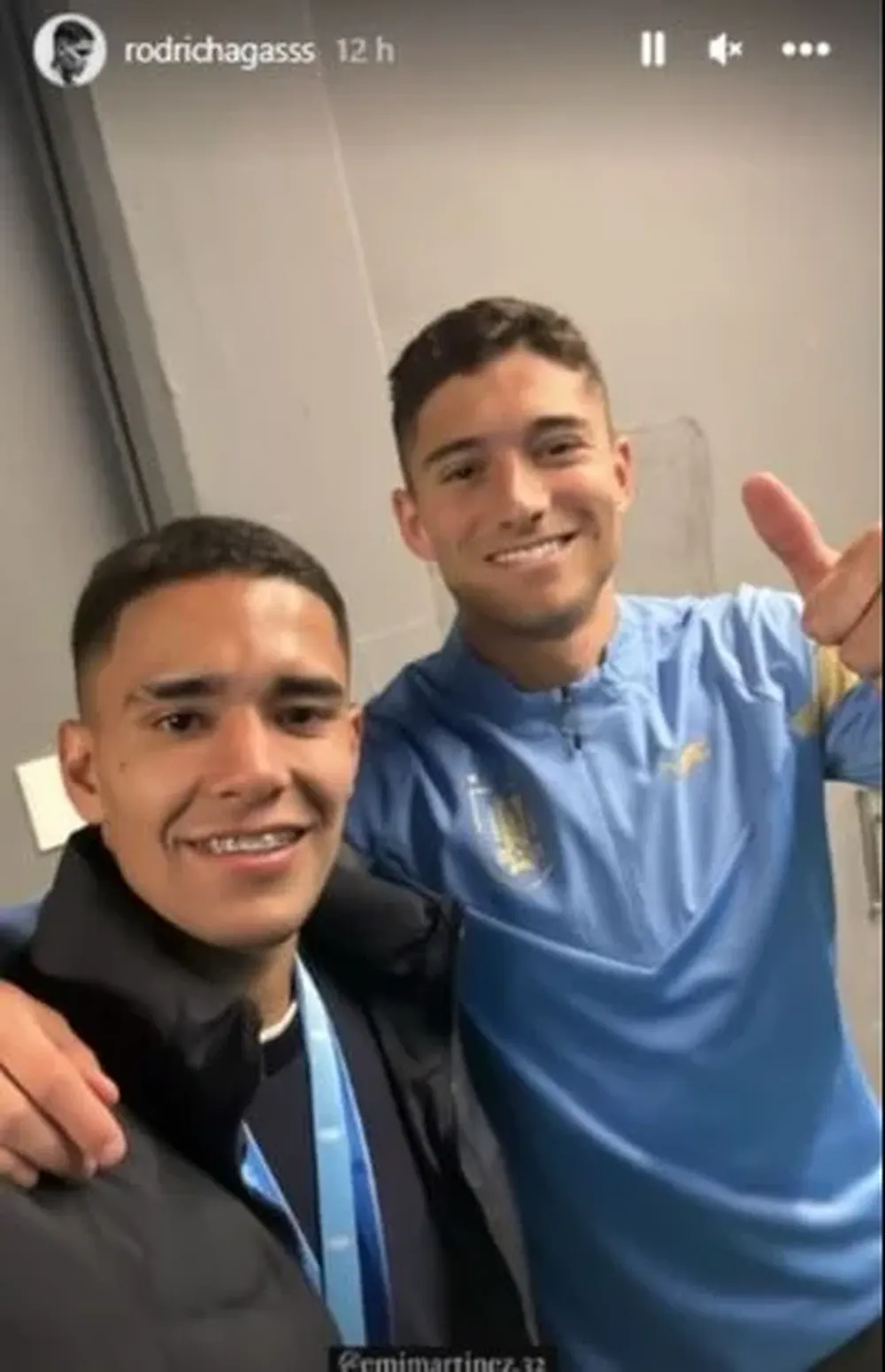 Rodrigo Chagas y Emi Martínez