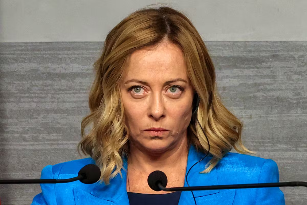 &nbsp;La primera ministra italiana, Giorgia Meloni.