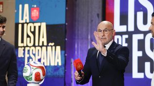 Luis de la Fuente en la presentación de la lista de España para el Mundial 2026
