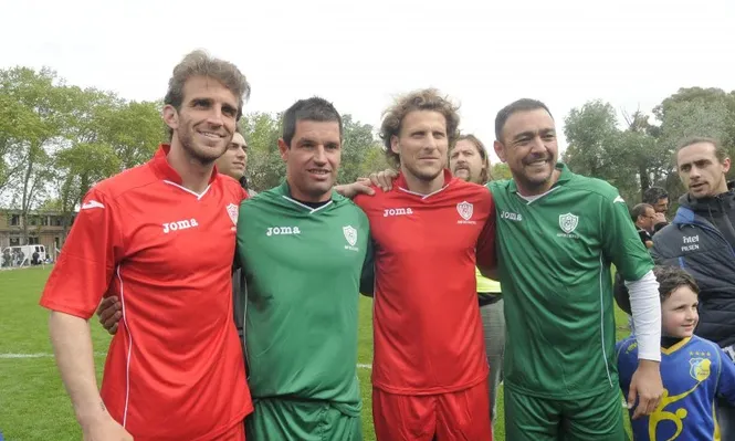 Iván Alonso, Tony Pacheco, Diego Forlán y Recoba jugaron por Alexis