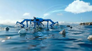 Telefónica Tech presentará drones acuáticos conectados para limpiar los mares