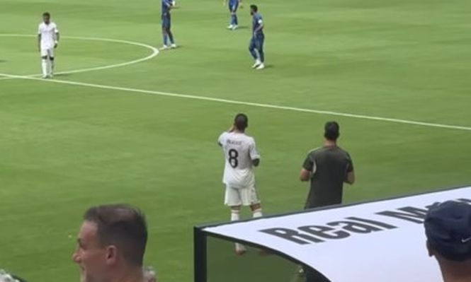 Maxi Araújo fue a ver a Real Madrid y Federico Valverde