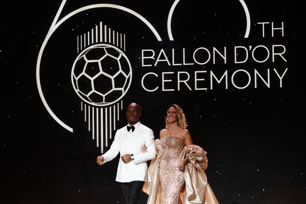 Didier Drogba y Sandy Heribert