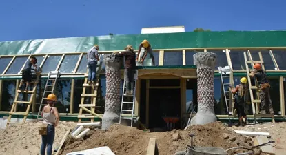 La construcción comenzó el 1ro de febrero