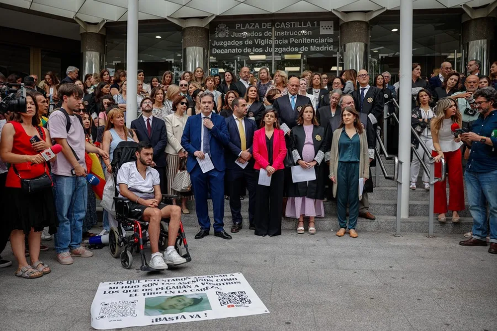 Jueces y Fiscales se manifiestan contra la reforma de Bolaños.