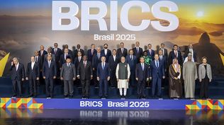 Yamandú Orsi﻿ durante encuentro del Brics&nbsp;