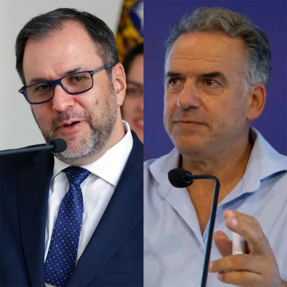 El canciller Yvan Gil y Yamandú Orsi