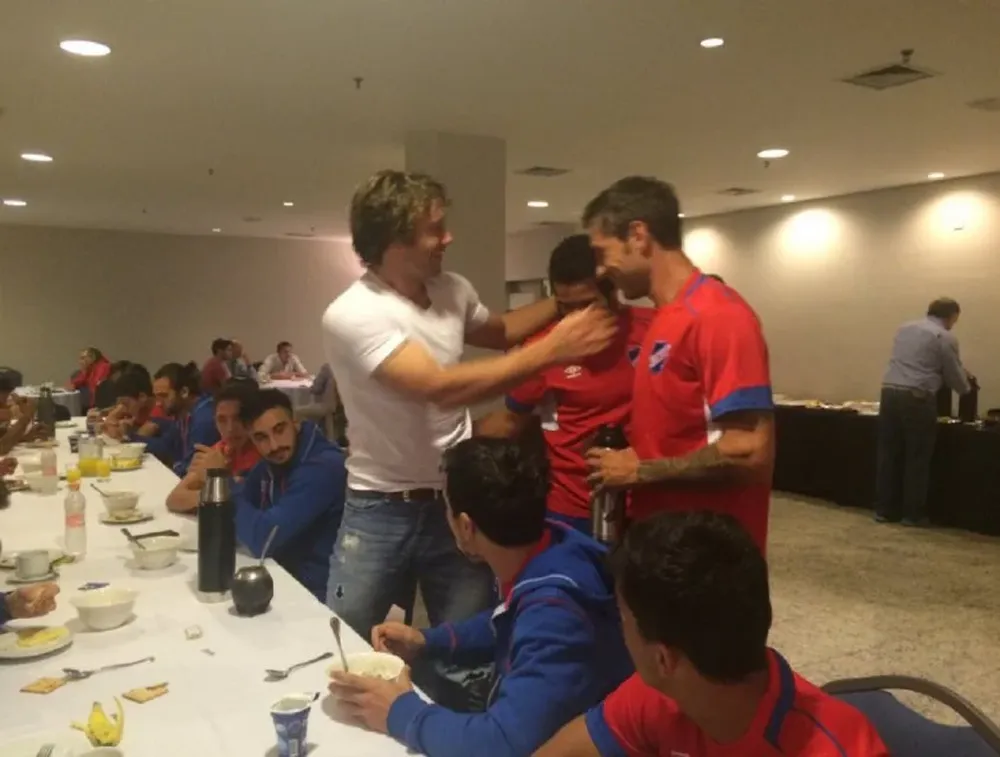 Lugano junto a Eguren y Victorino