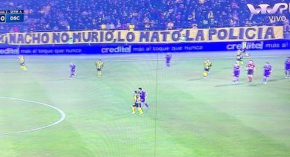 Manifestación de hinchas de Peñarol para recordar la muerte de Ignacio Suárez