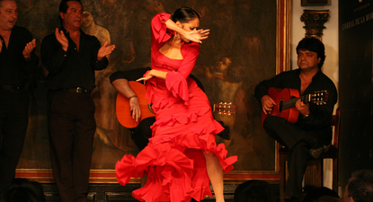 El tablao flamenco de El Corral de la Morería, en Madrid.